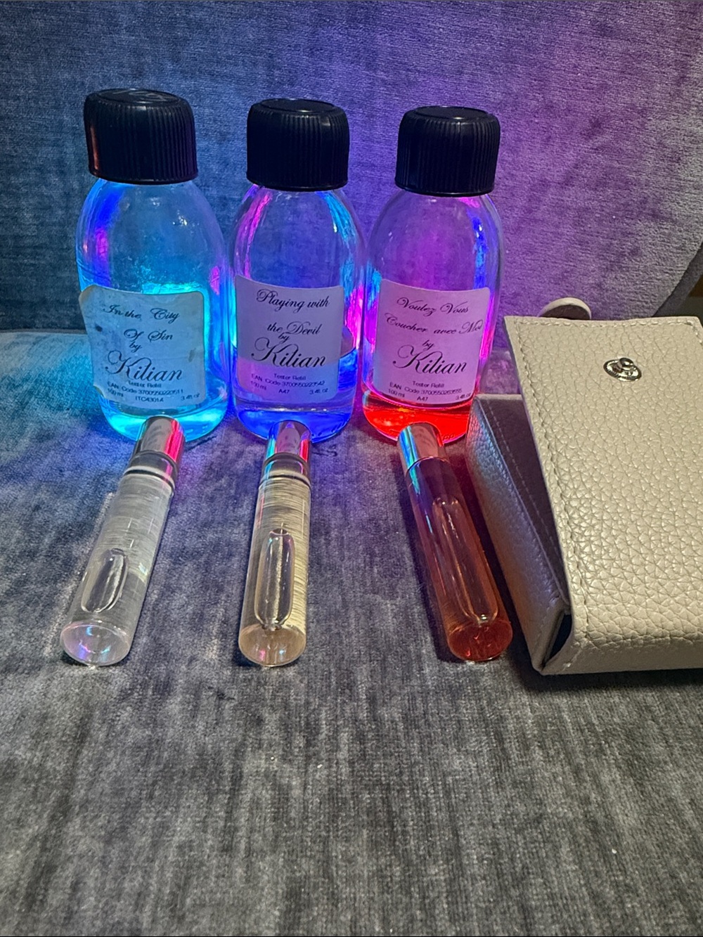 Kilian RollerballSamples 3x 10 ML Kilian with traveling case Made In France.